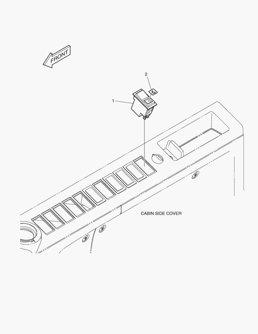 БЫСТРОУСТАНАВЛИВАЕМЫЙ ФИКСАТОР ВКЛЮЧАТЕЛЯ