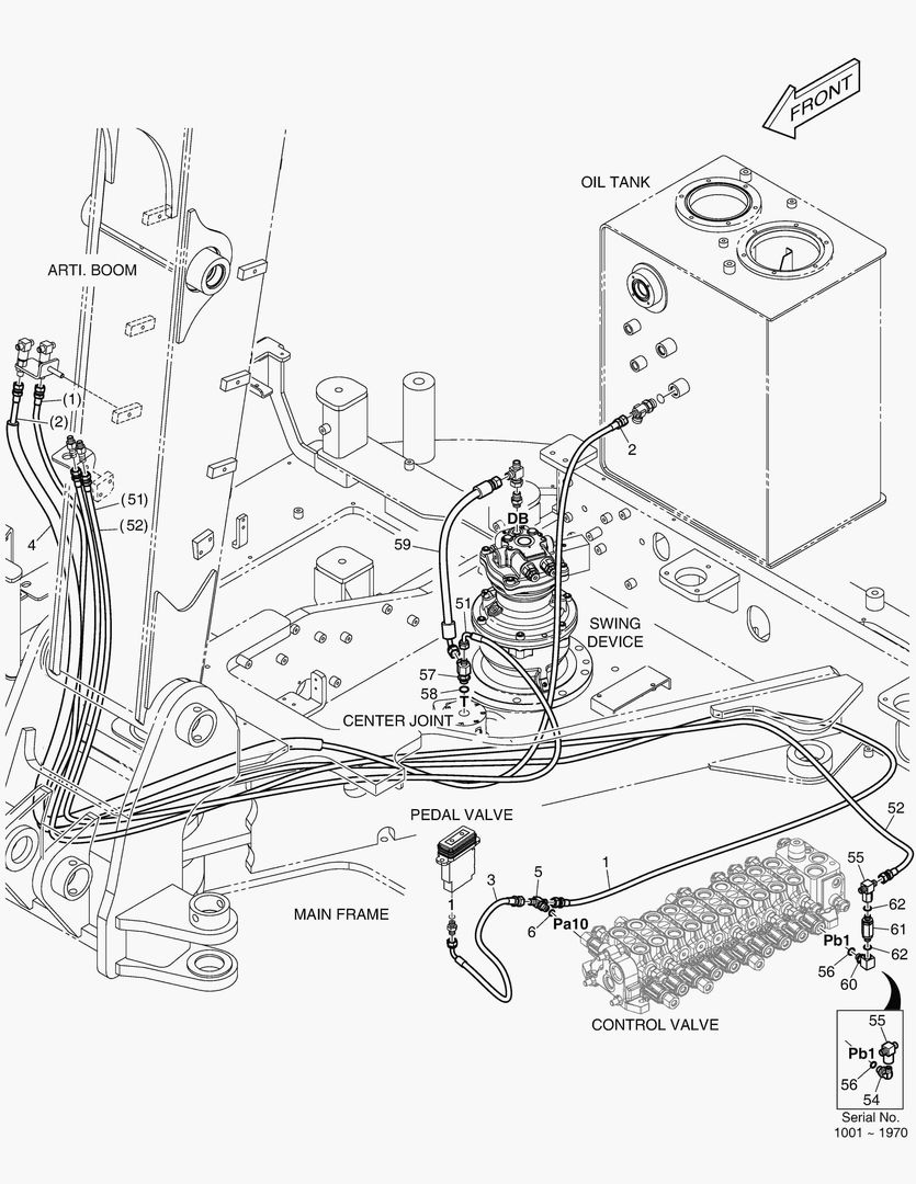 Спецтехника 6550 PILOT PIPING - BOOM LOCK VALVE(ARTI.) - главное фото