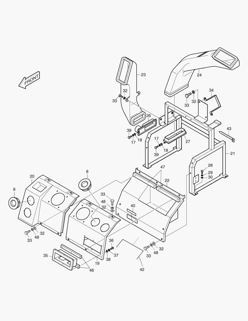 1414 AIR FLOW ASS`Y(2) [9~]