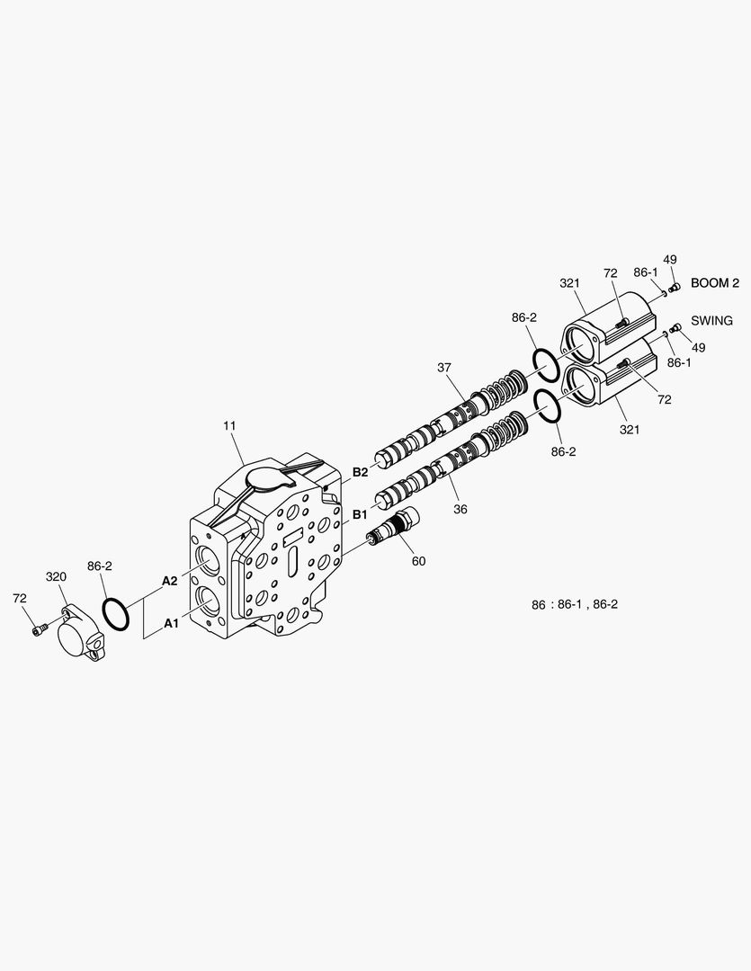 РЕГУЛИРУЮЩИЙ КЛАПАН - 2 КАТУШКИ