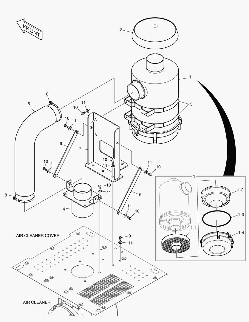 ВОЗДУХООЧИСТИТЕЛЬ - НЕФТЯНАЯ СМАЗКА
