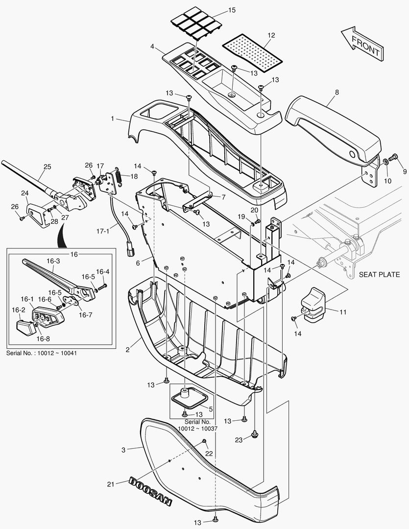 ПУЛЬТ УПРАВЛЕНИЯ - ЛЕВОСТОРОННИЙ
