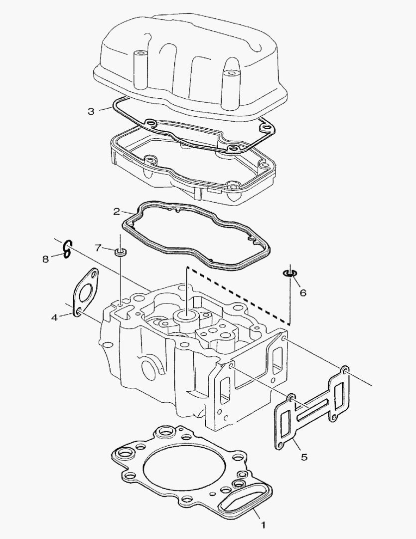 Спецтехника G010-54 GASKET KIT; CYLINDER HEAD - главное фото