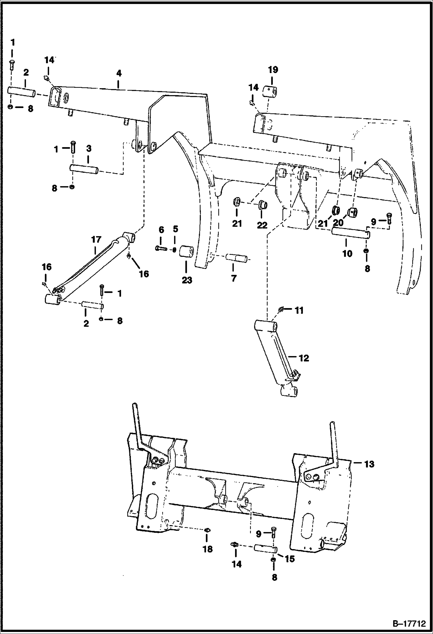 Схема ПОДЪЕМНАЯ РУКОЯТЬ И BOB-TACH