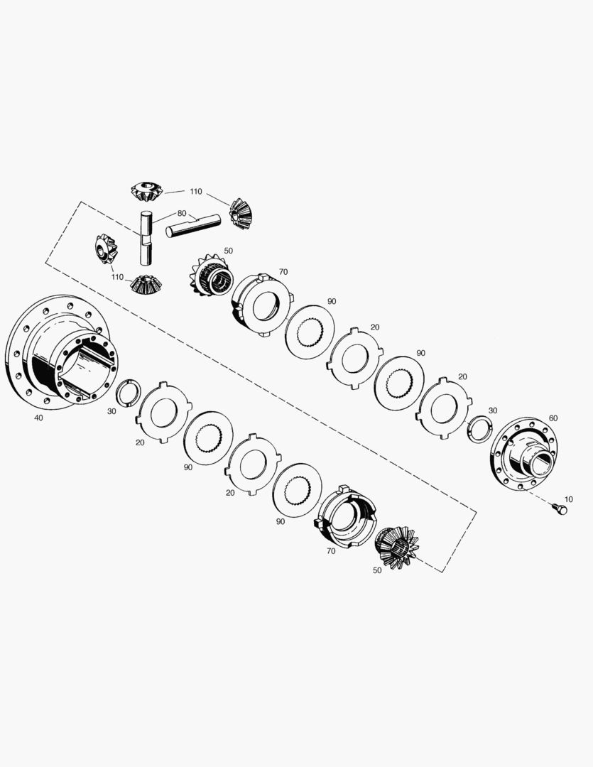 3310 LIMIT SLIP DIFFERENTIAL-FRONT AXLE [2001~2076]