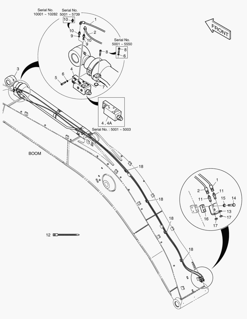 6300 ARM PIPING - LOCK VALVE