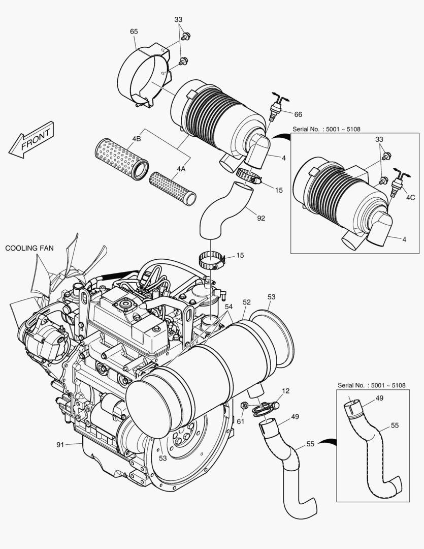 ВОЗДУХООЧИСТИТЕЛЬ - Tier 3
