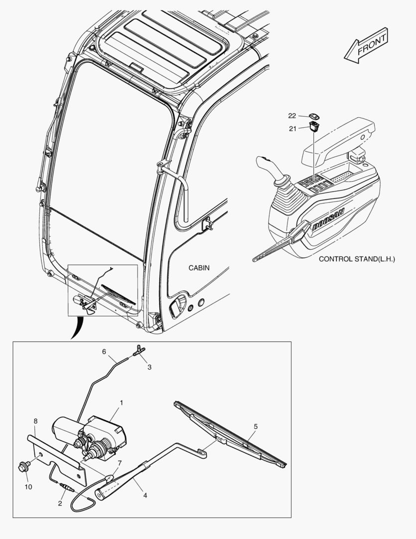 СТЕКЛООЧИСТИТЕЛЬ НИЖНЕГО СТЕКЛА