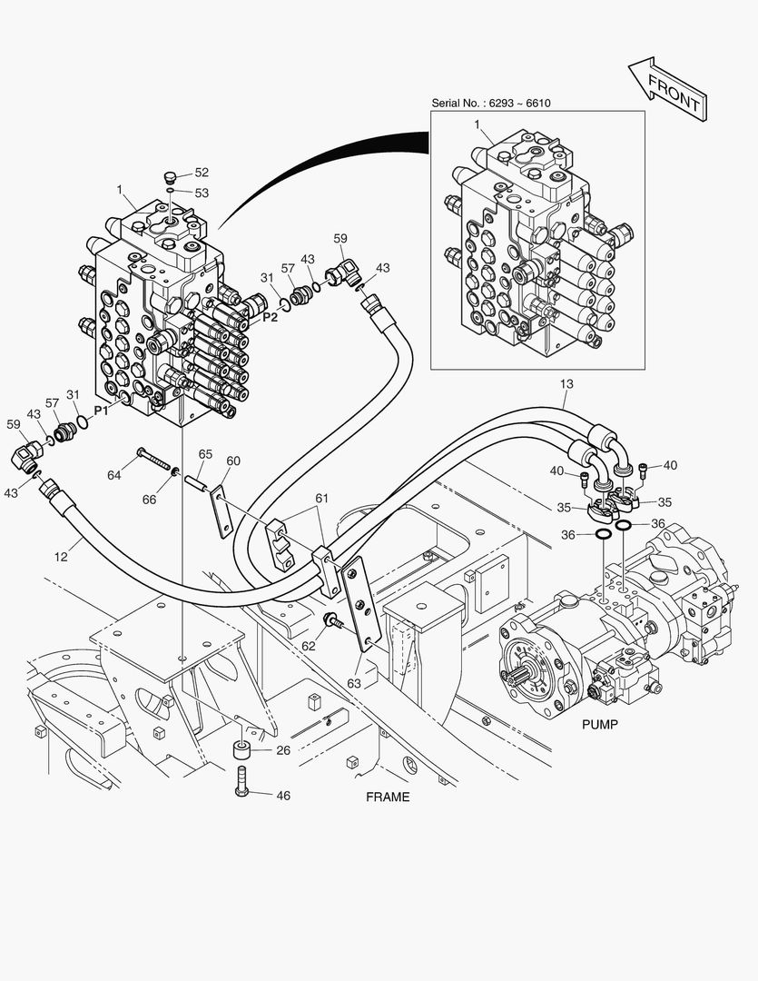 1261 MAIN PIPING(1) - PUMP [6293~]