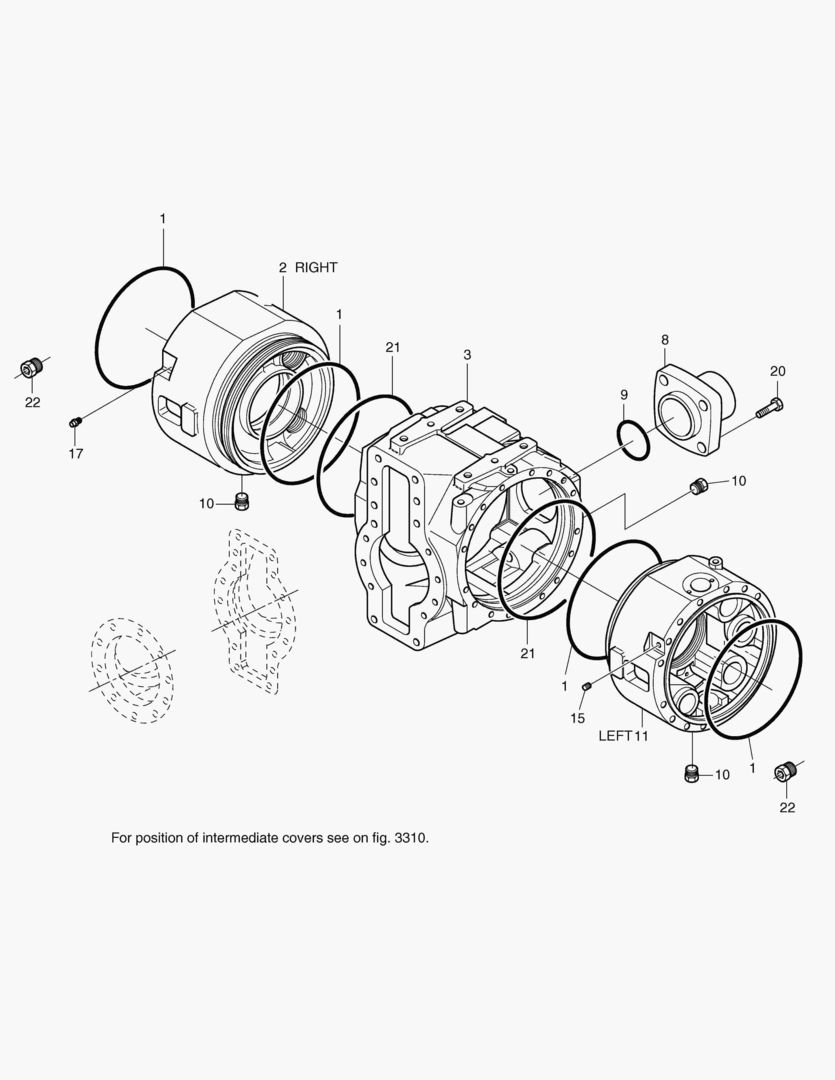 КОРПУС ДИФФЕРЕНЦИАЛА-ЗАДНЯЯ ОСЬ