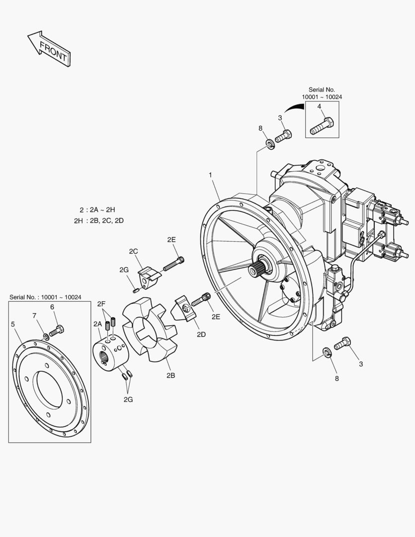 1180 PUMP MOUNTING - R TYPE