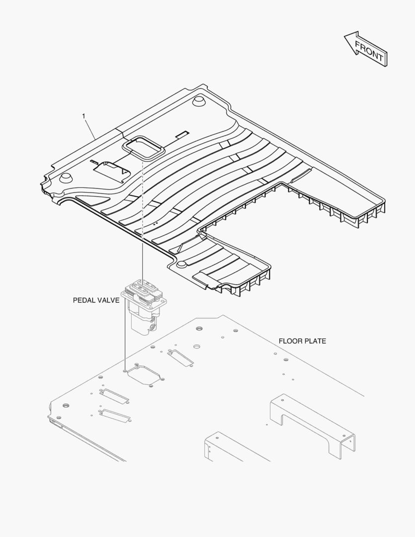7440 FLOOR MAT - ROTATING(ROPS)