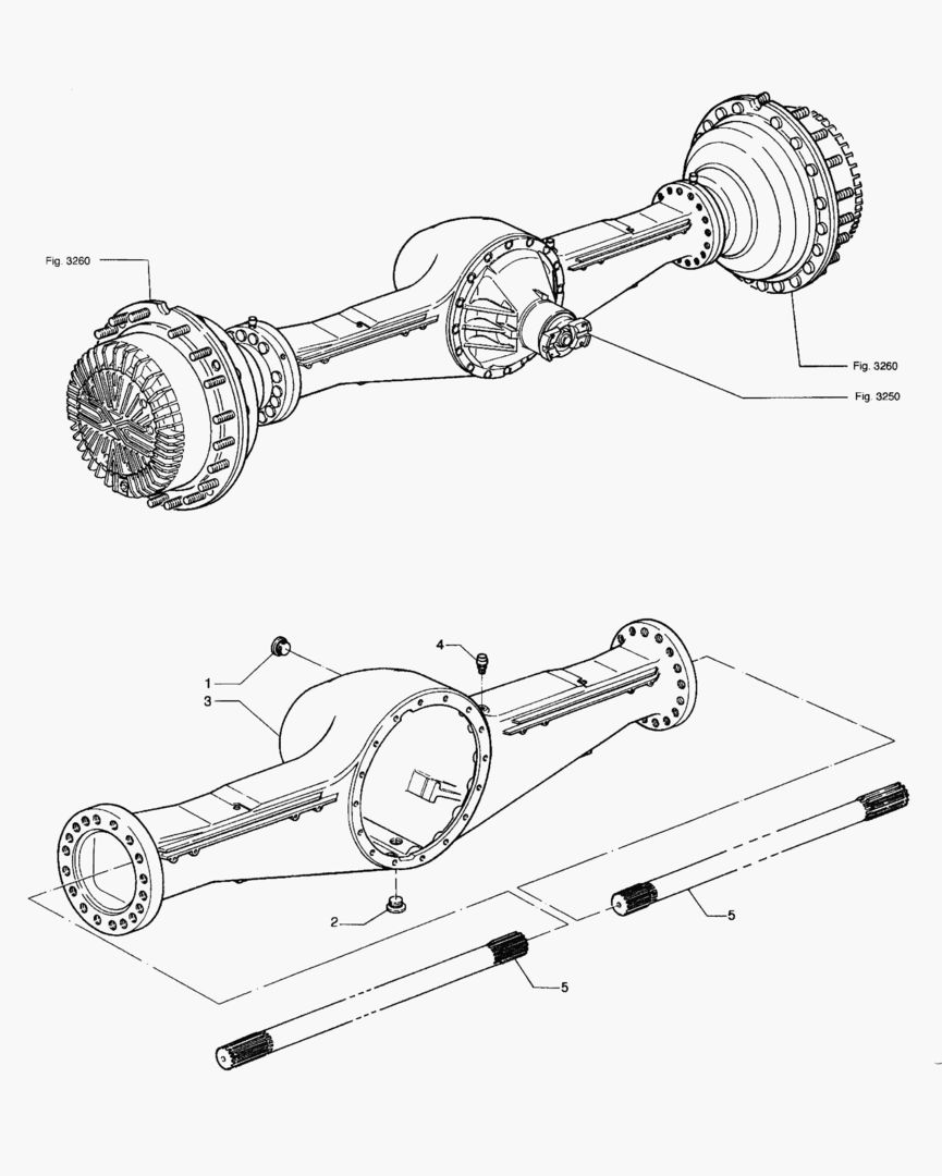 3240 REAR AXLE