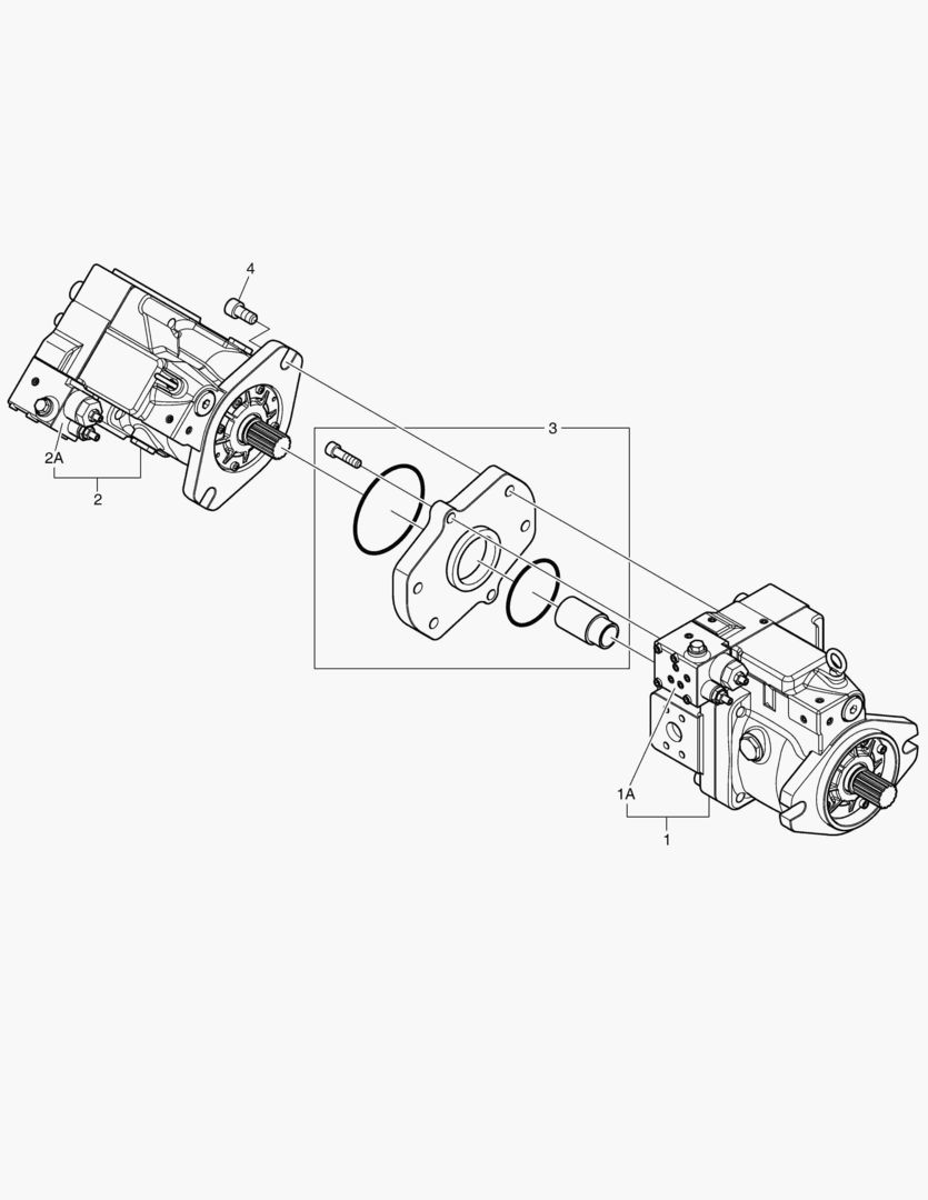 3550 MAIN & STEERING PUMP