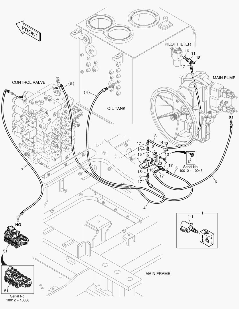 ТРУБОПРОВОД СЕРВОУПРАВЛЕНИЯ(6)