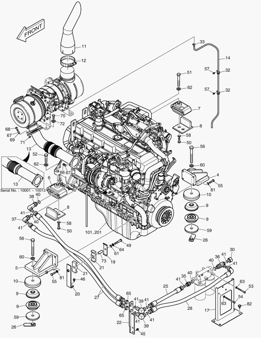 МОНТАЖ ДВИГАТЕЛЯ