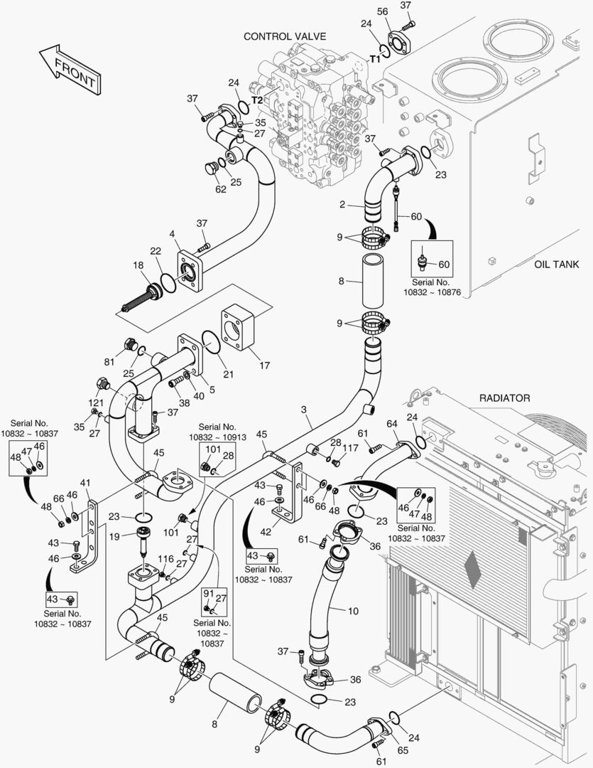 1231 OIL COOLER PIPING(2) [10832~]