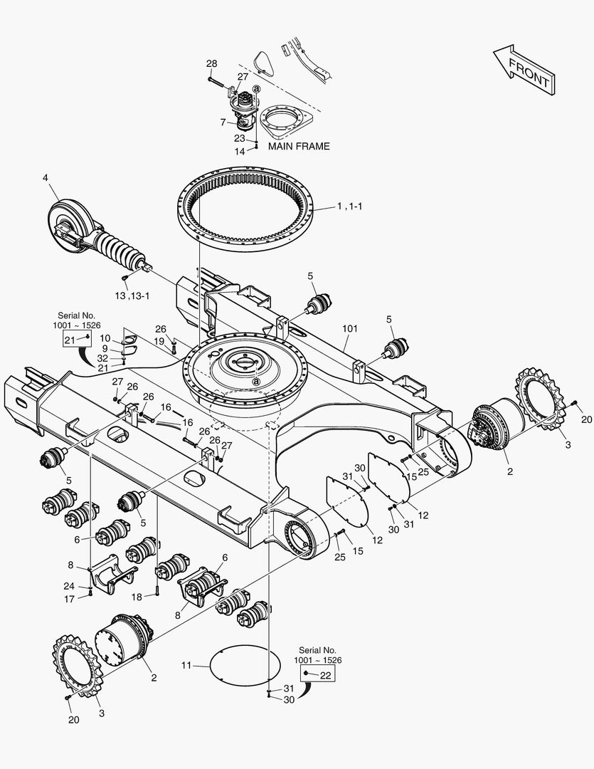 РАМА ГУСЕНИЦЫ
