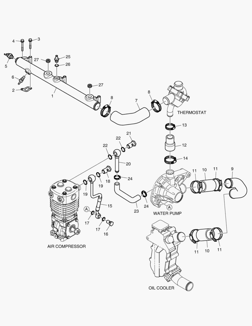 026 COOLING PIPE WATER