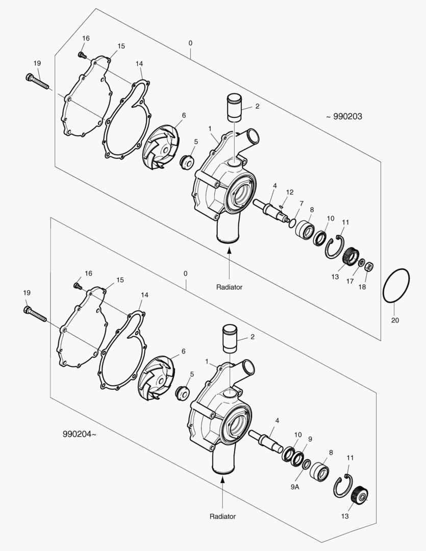 НАСОС ВОДЯНОГО ОХЛАЖДЕНИЯ
