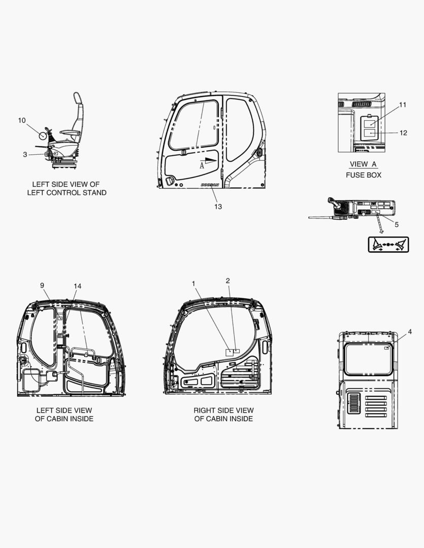 5120 DECAL - CABIN(EXPORT) [5001~7994]