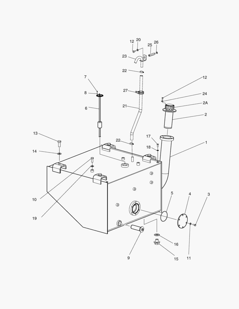 Спецтехника 1320 FUEL TANK