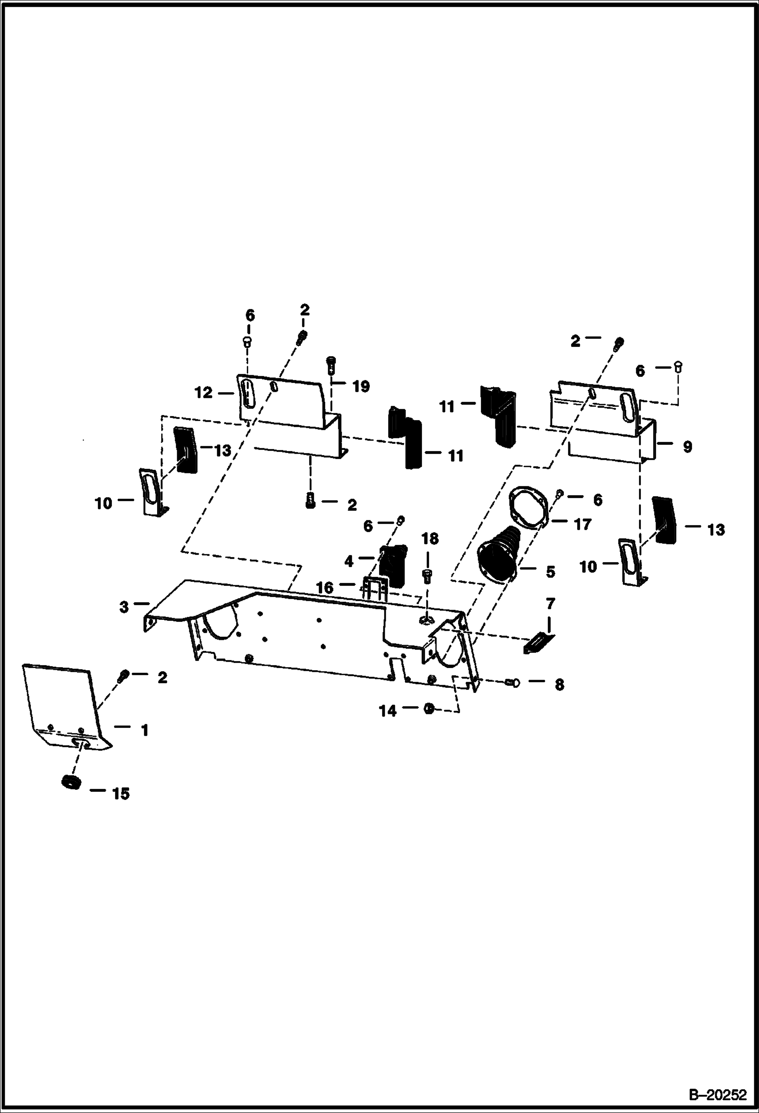 Схема ПАНЕЛИ (СЕРИЙНЫЙ НОМЕР 13760 И ВЫШЕ)