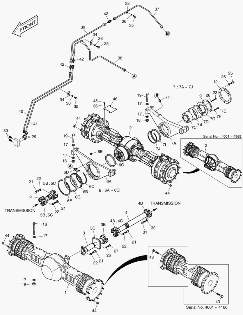 1140 AXLE & DRIVE SHAFT