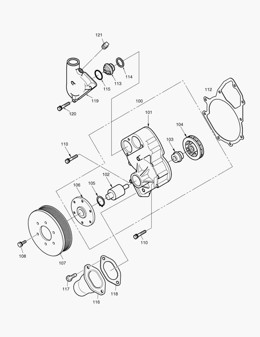 НАСОС ВОДЯНОГО ОХЛАЖДЕНИЯ