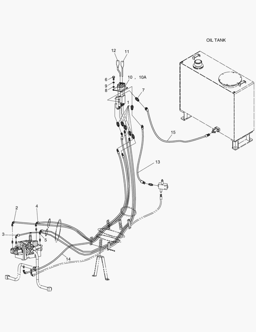 5790 TWO LEVER PILOT PIPING - 2SP&RU