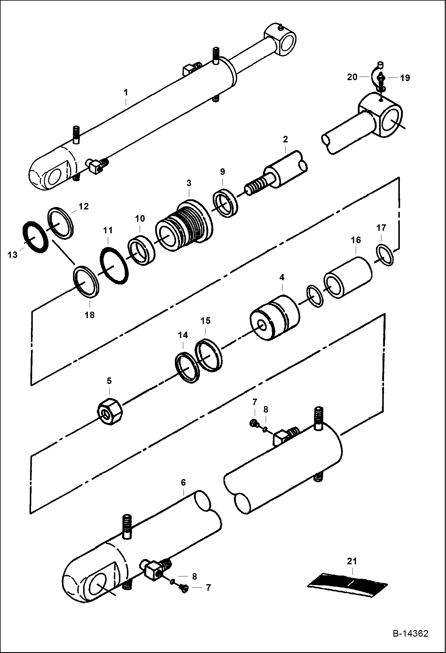 ЦИЛИНДР ОТВАЛА