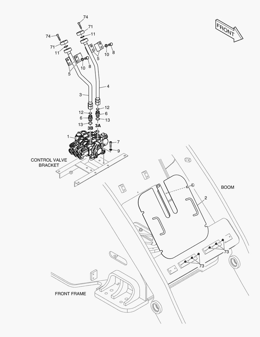 РЕКУЛИРУЮЩИЙ КЛАПАН ТРУБОПРОВОДА - 3-Й КАТУШКИ