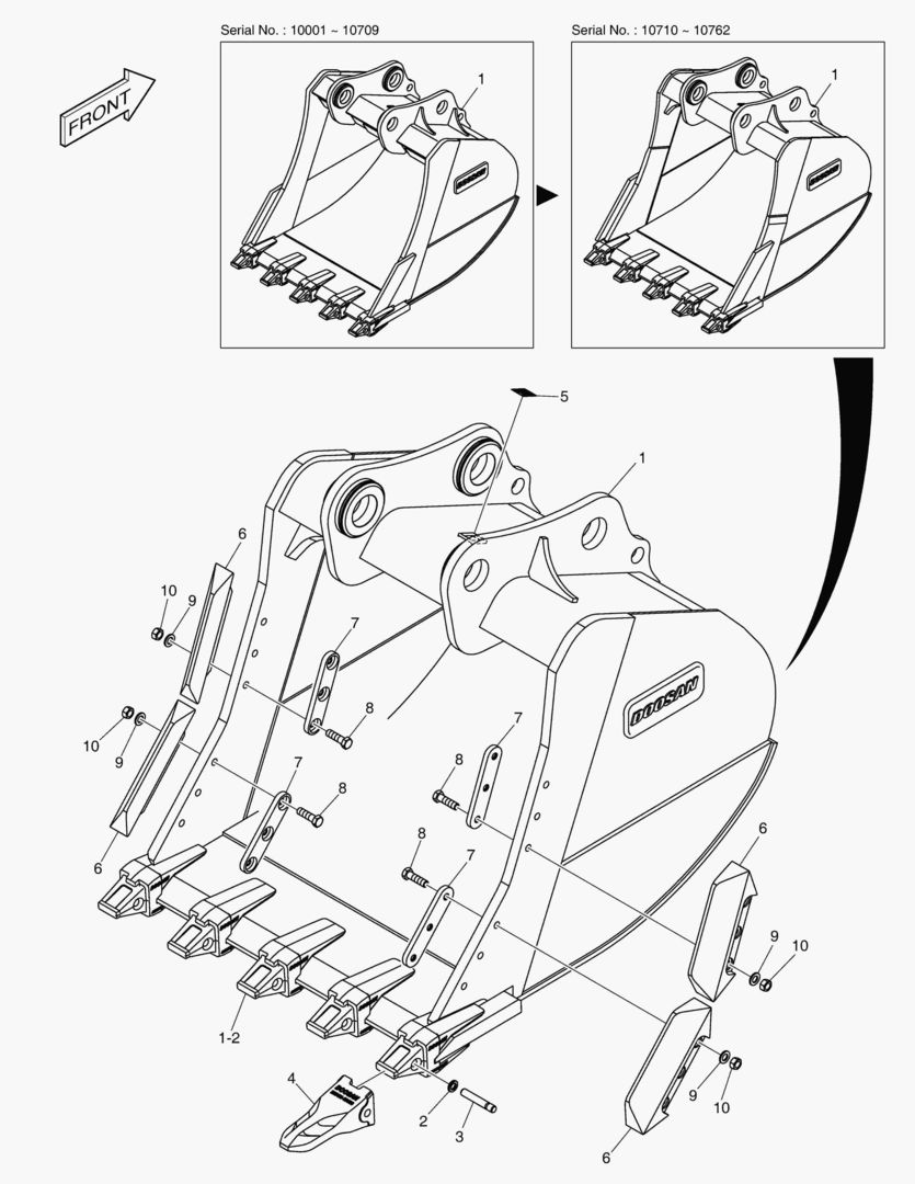 7770 BUCKET ASS`Y - 2.22mВі - S CLASS