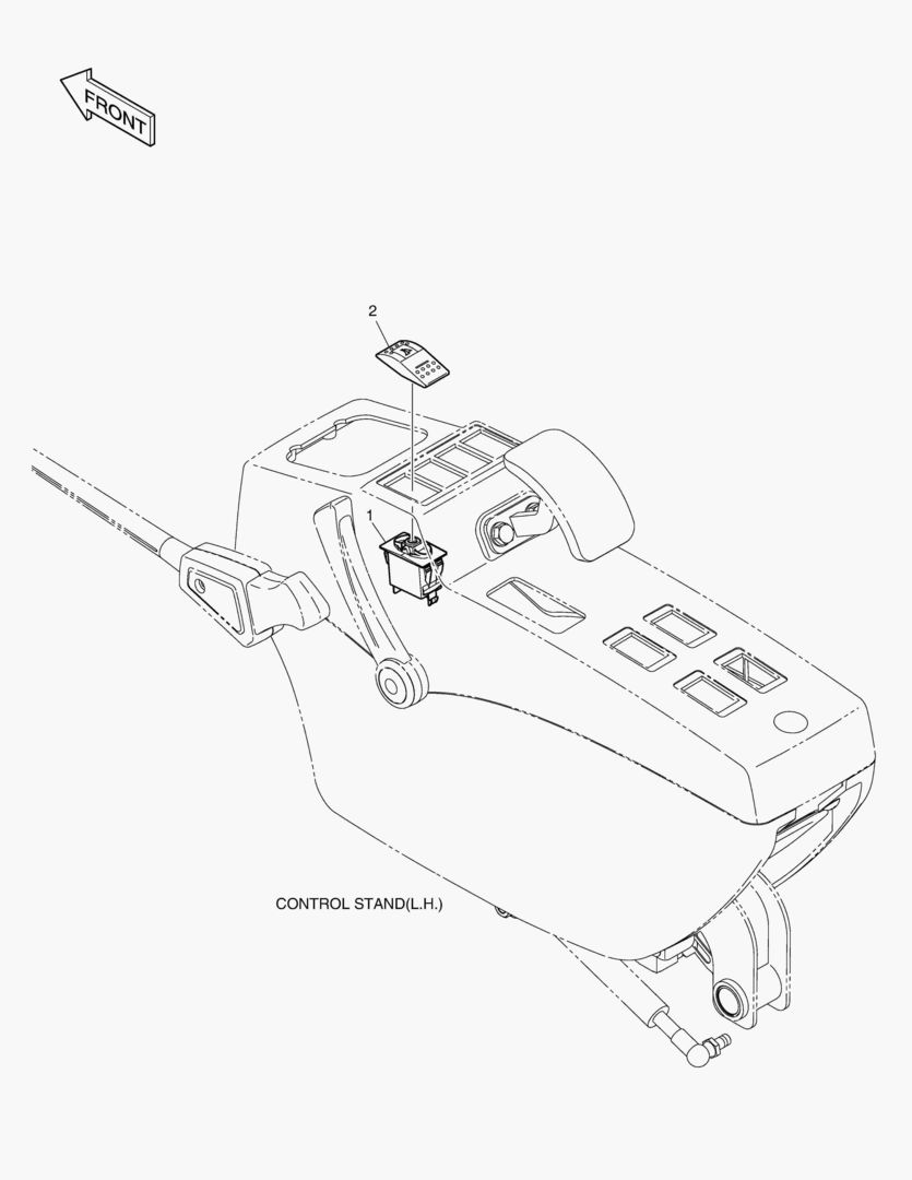 ВКЛЮЧАТЕЛЬ - ПЕРЕДНИЙ БУЛЬДОЗЕР