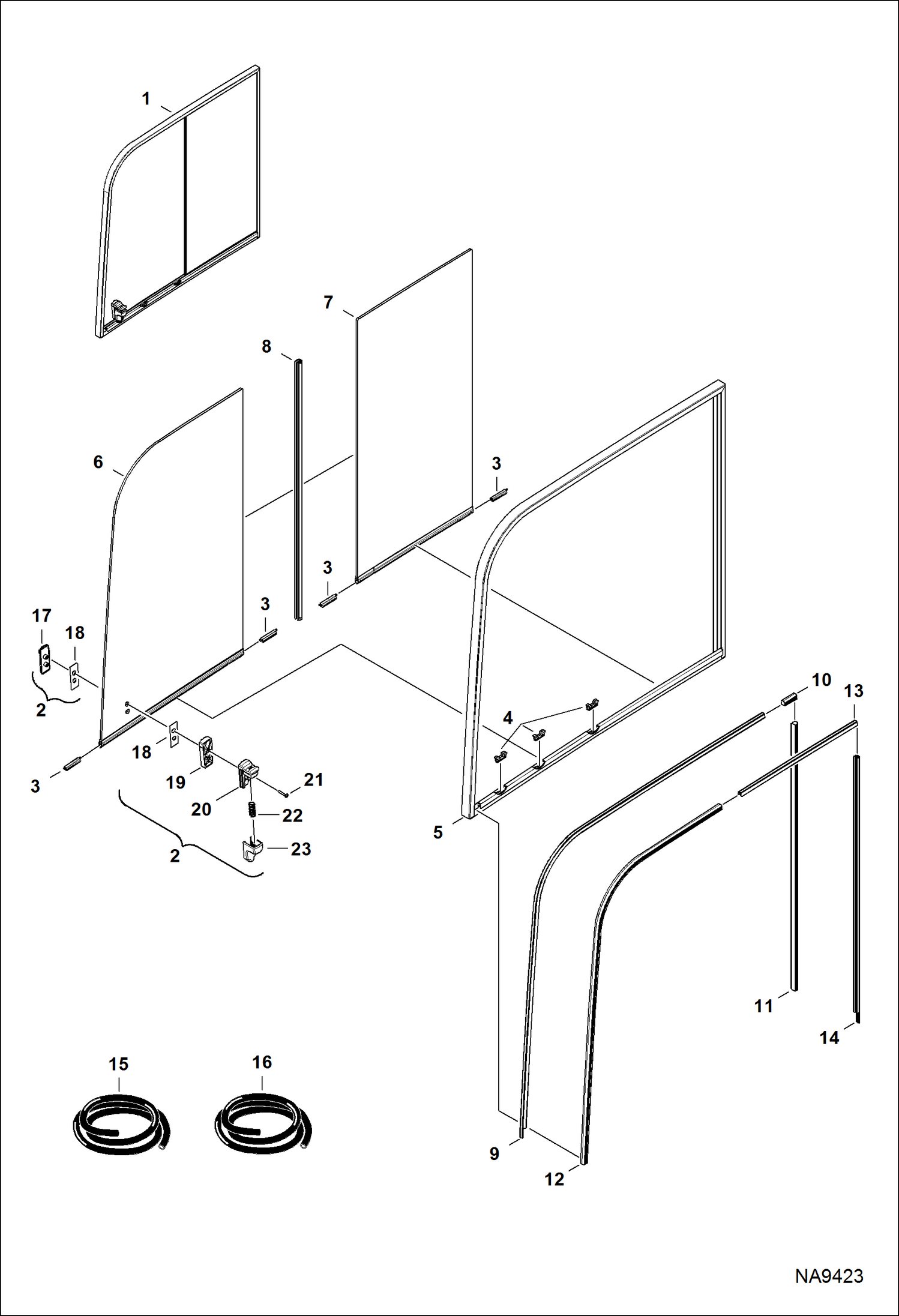 КАБИНА ВОДИТЕЛЯ (ПРАВАЯ ФАРА В СБОРЕ)