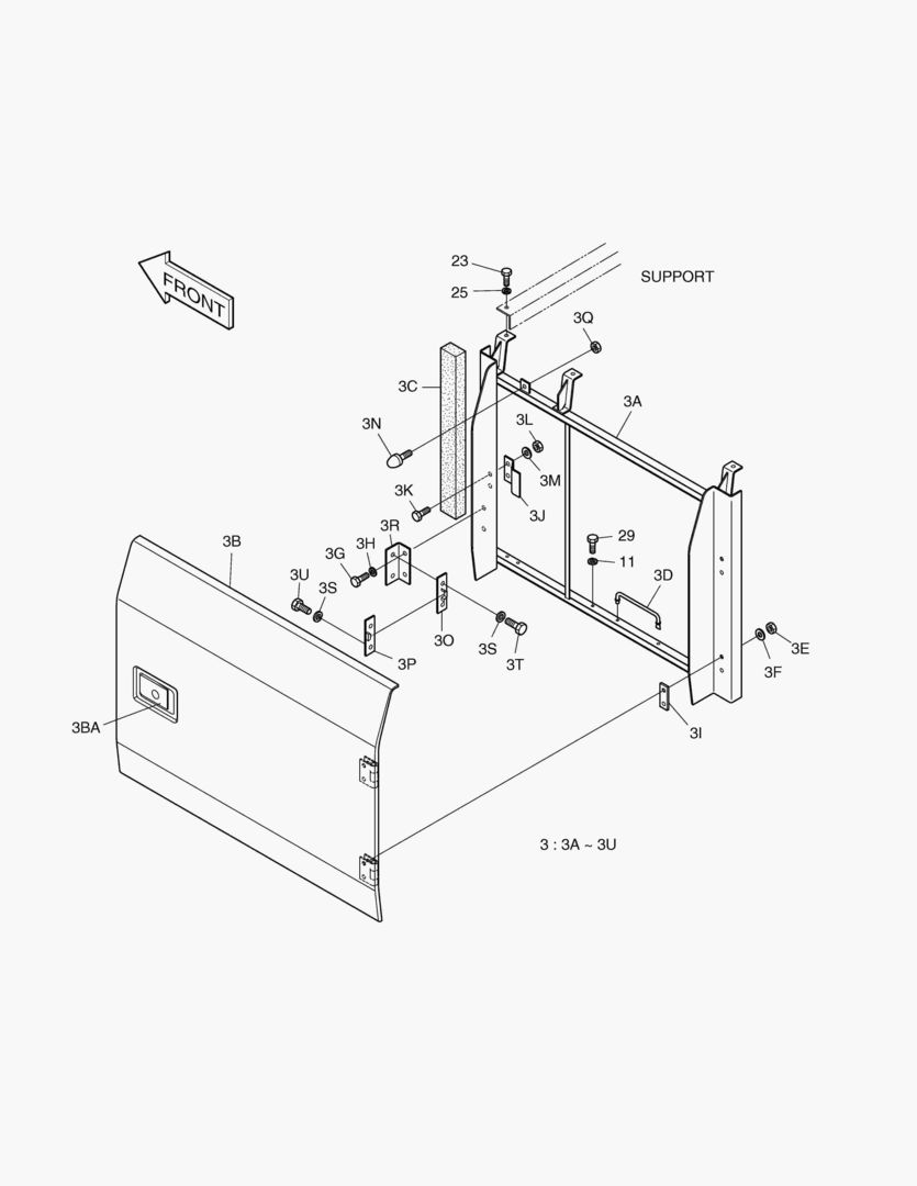 БОКОВАЯ ДВЕРЬ-ЛЕВОСТОРОННИЙ