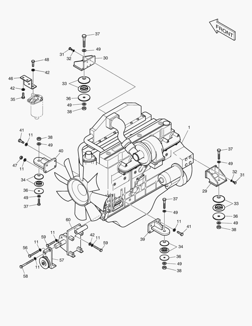 МОНТАЖ ДВИГАТЕЛЯ