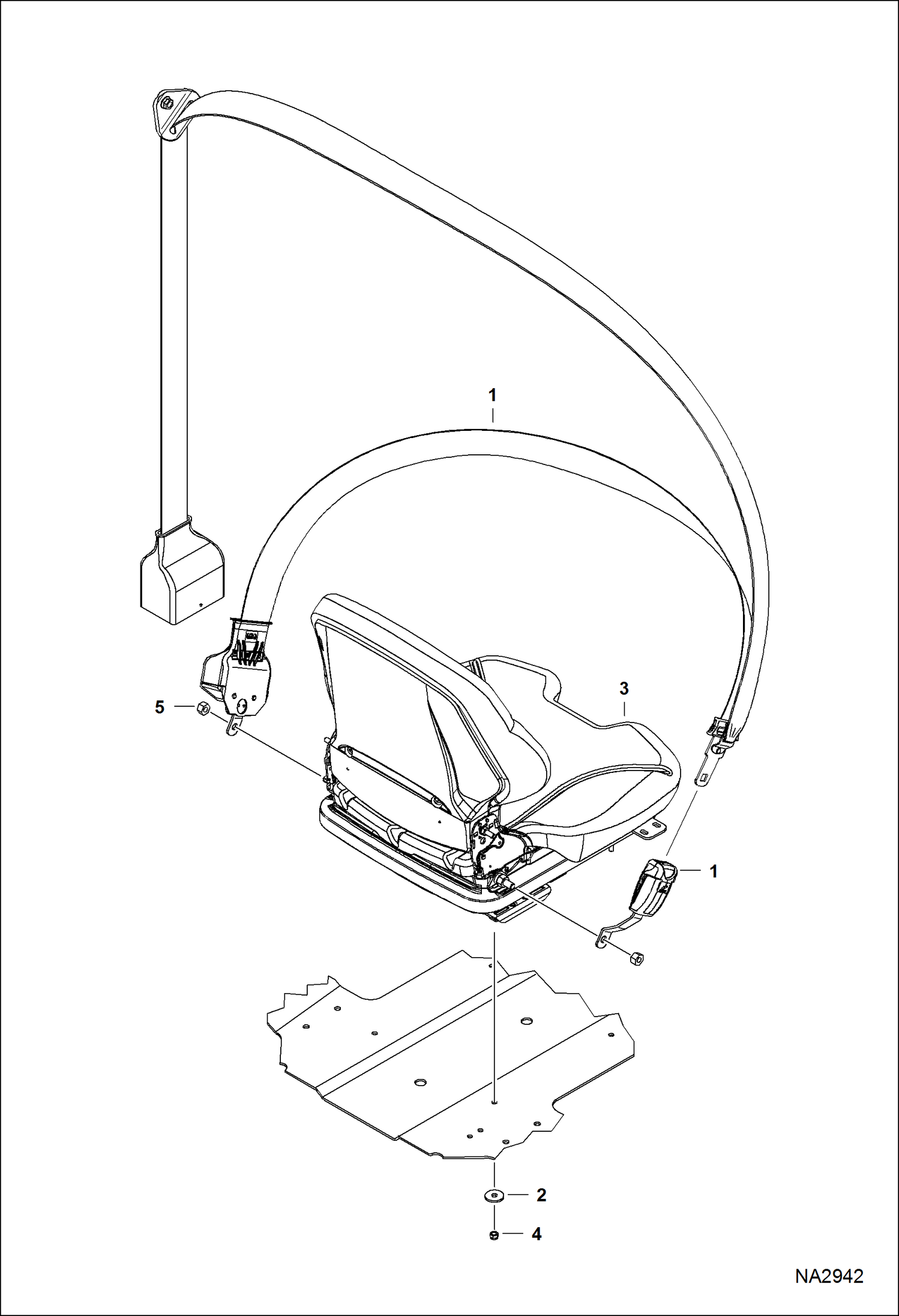 Схема СИДЕНЬЕ И РЕМЕНЬ БЕЗОПАСНОСТИ
