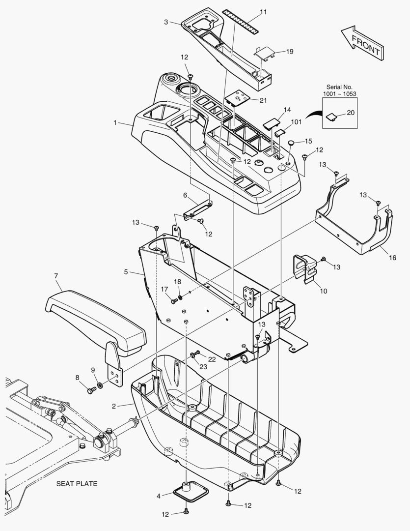 ПУЛЬТ УПРАВЛЕНИЯ - ПРАВОСТОРОННИЙ