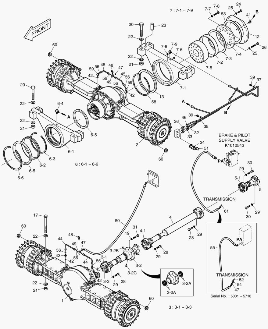 Спецтехника 1140 AXLE & DRIVE SHAFT - главное фото