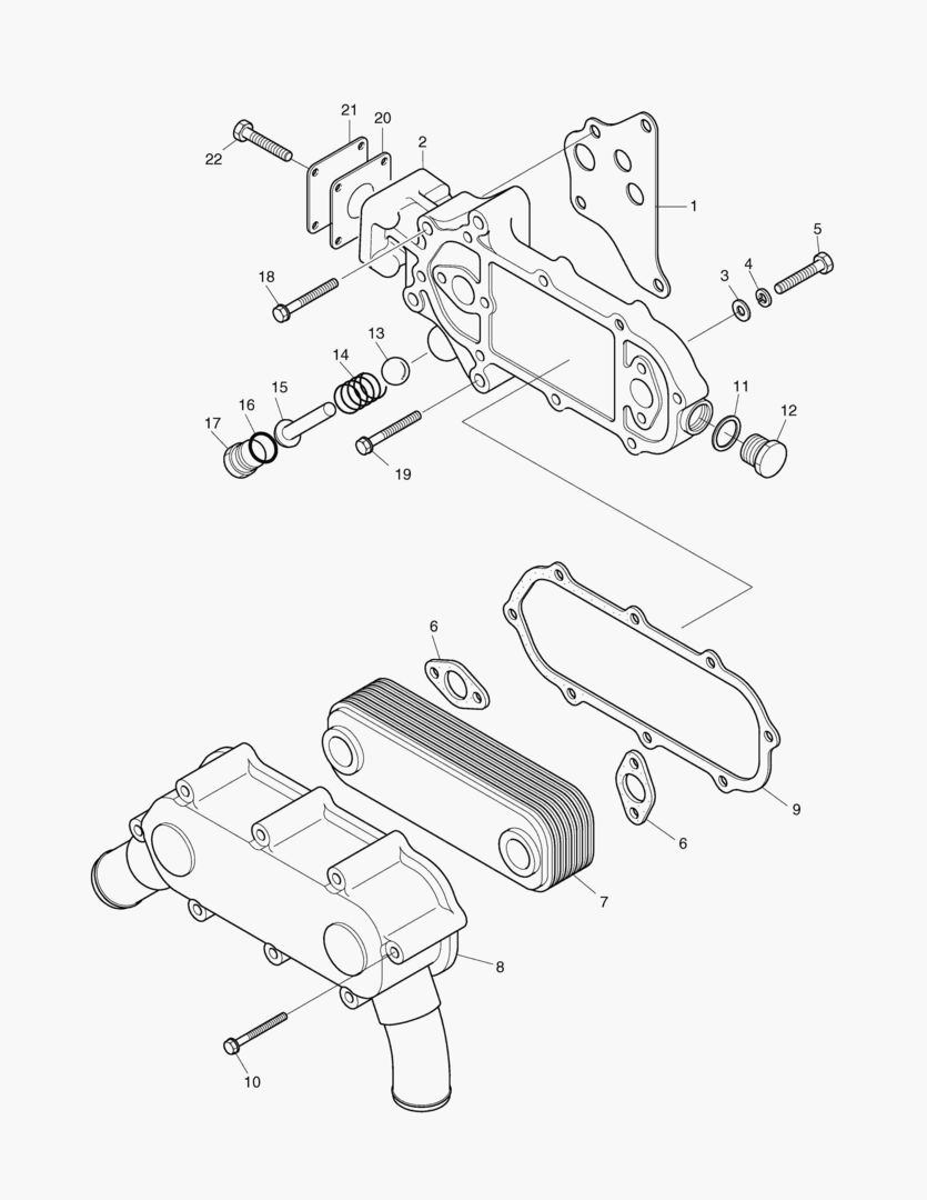 021A OIL COOLER [980113~]