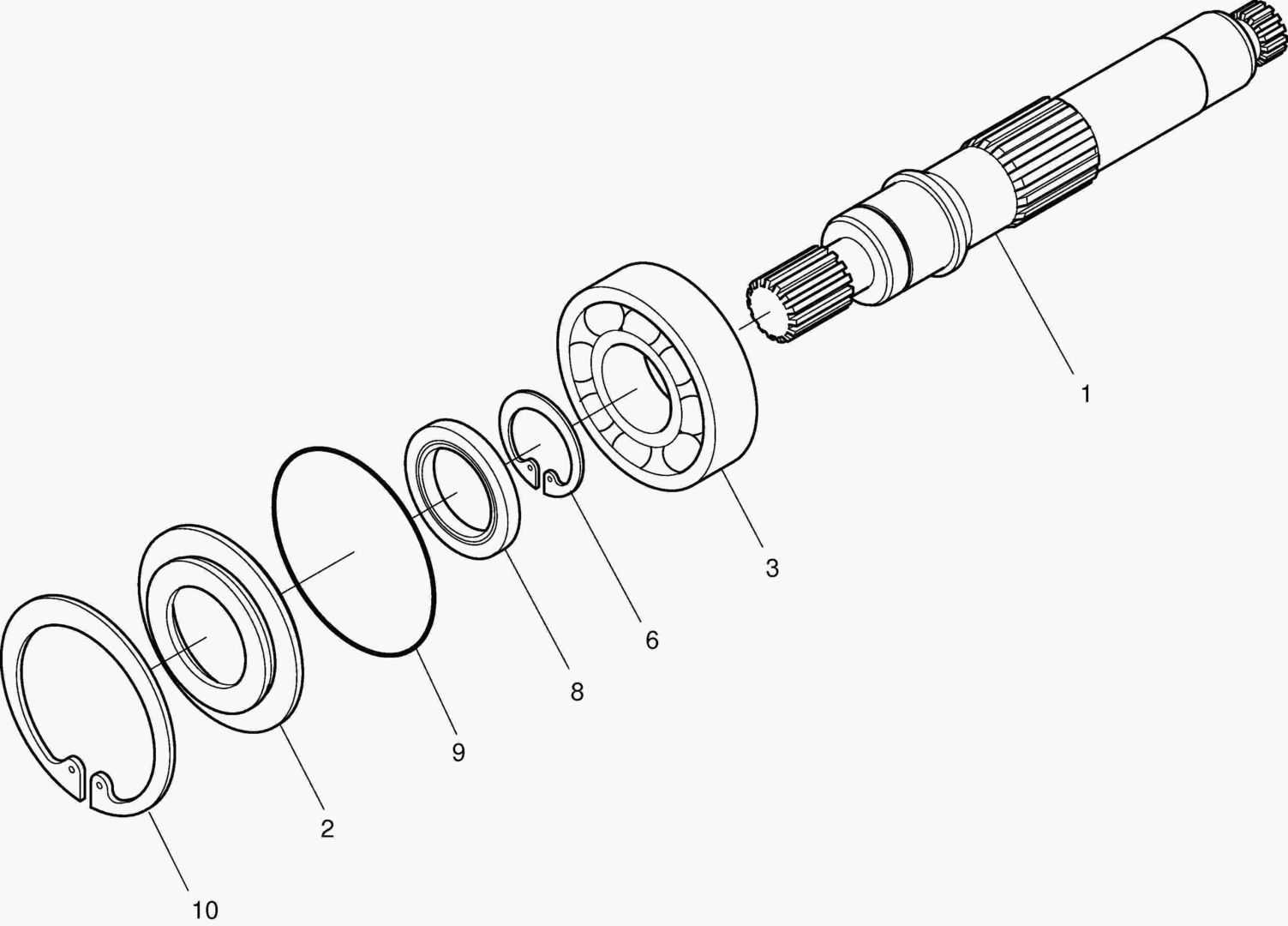 ОСНОВНОЙ НАСОС - ВАЛ