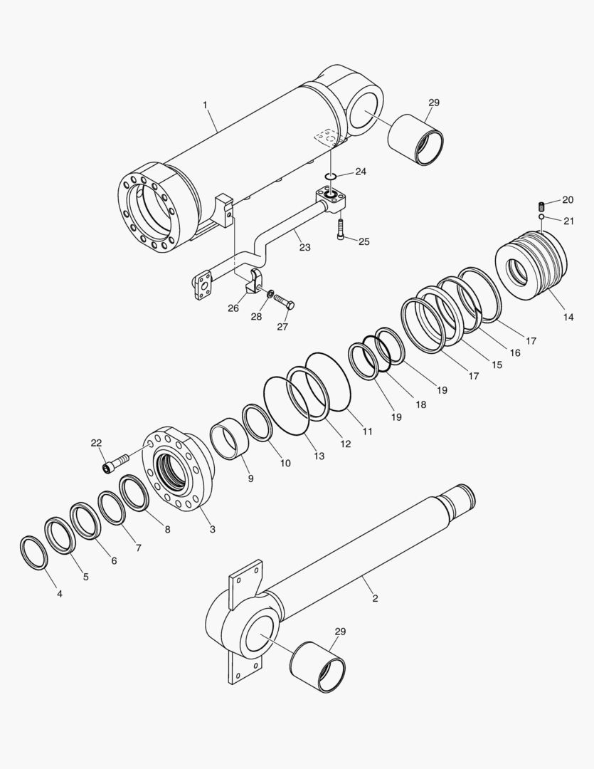 3731 BUCKET CYLINDER