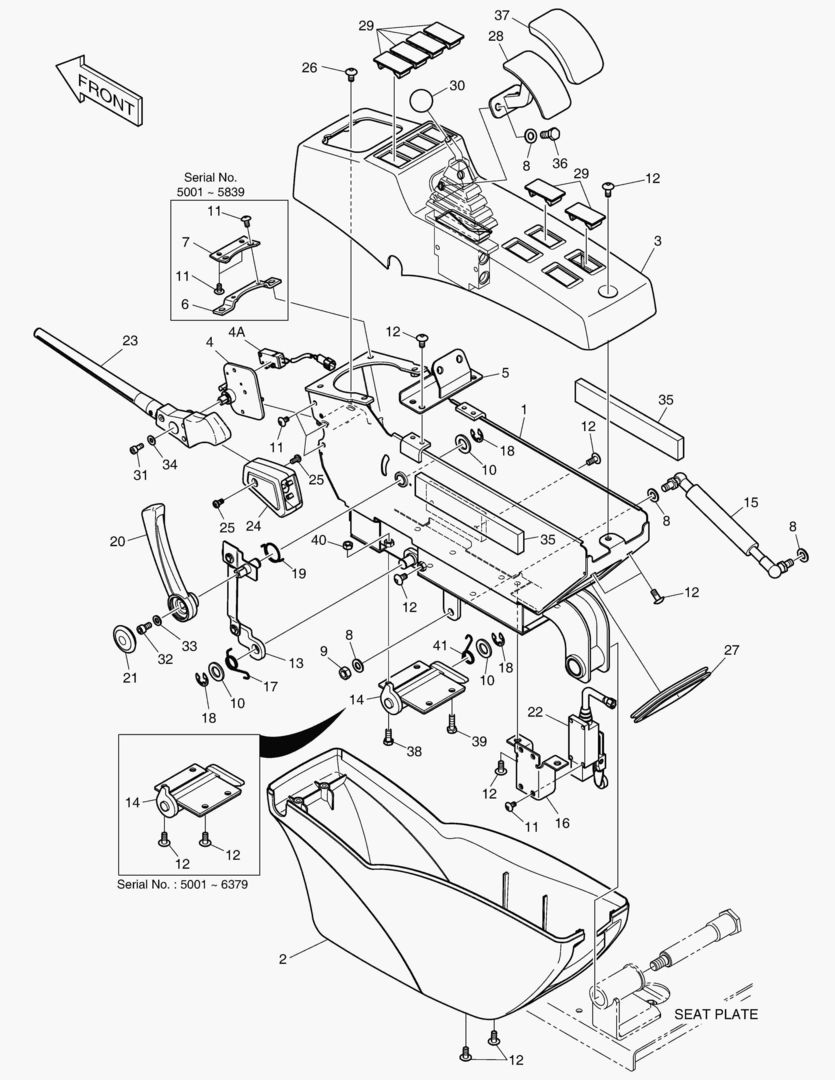 ПУЛЬТ УПРАВЛЕНИЯ - ЛЕВОСТОРОННИЙ