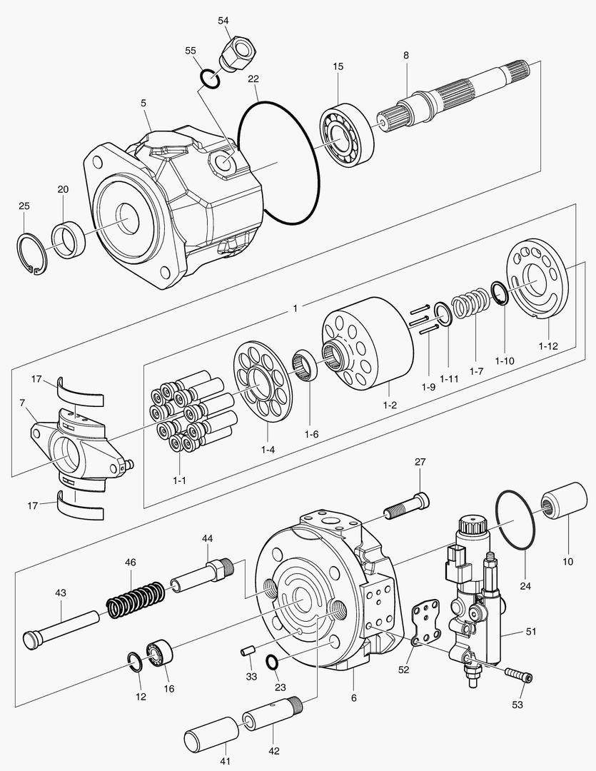 НАСОС - ПРИВОД ВЕНТИЛЯТОРА(ВРАЩАЮЩИЙСЯ)
