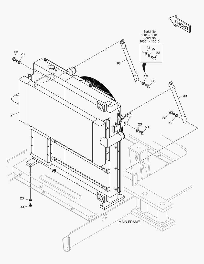 ОПОРТНЫЙ УЗЕЛ РАДИАТОРА