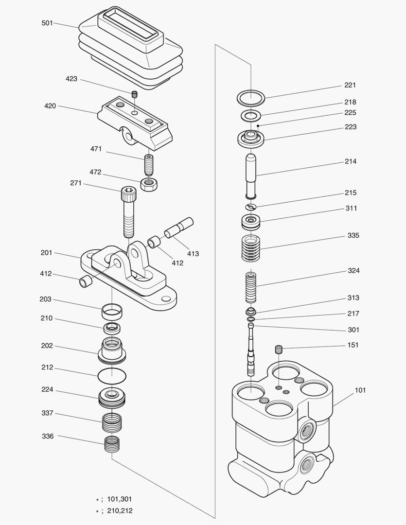 Спецтехника 4180 PEDAL VALVE [1~1025] - главное фото