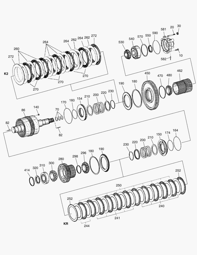СЦЕПЛЕНИЕ KR + K2
