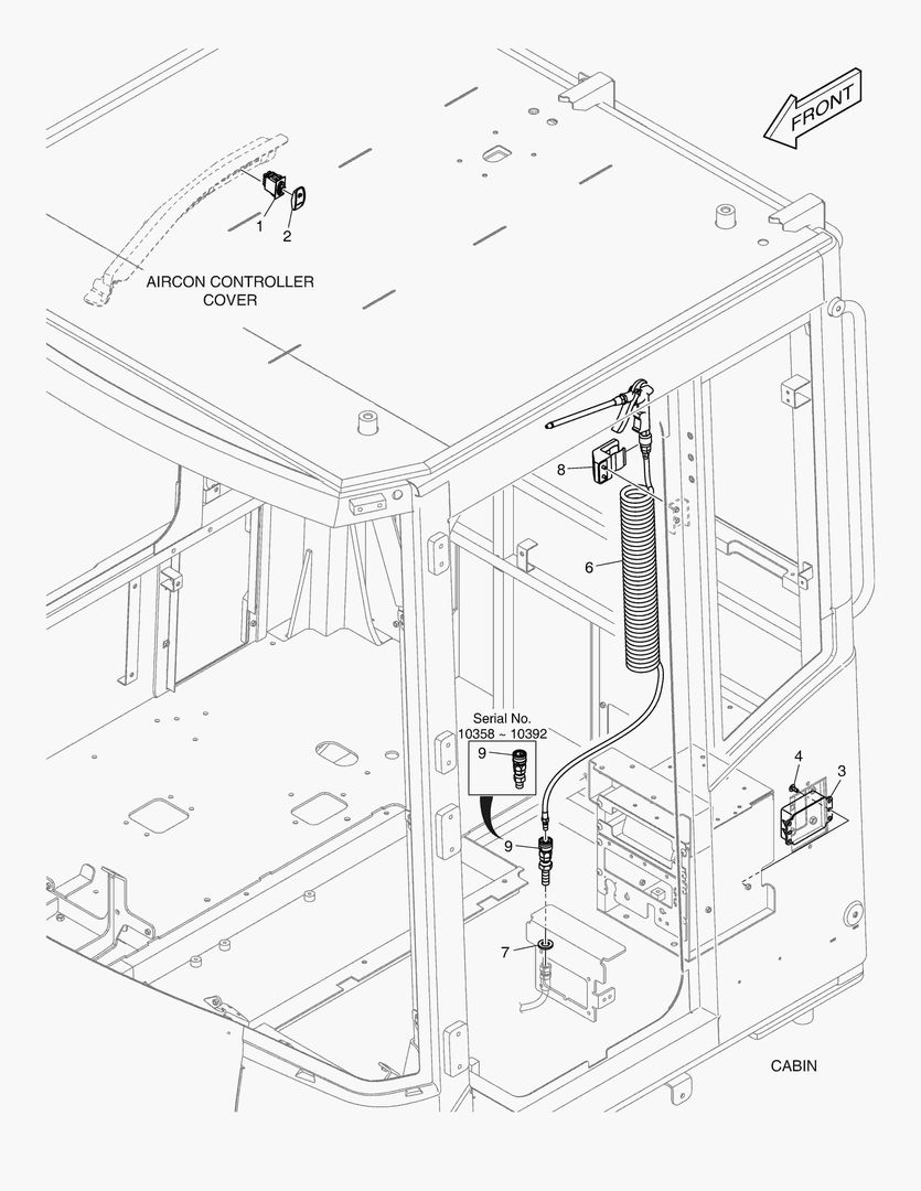 6180 AIR COMPRESSOR MOUNTING - ELECTRIC