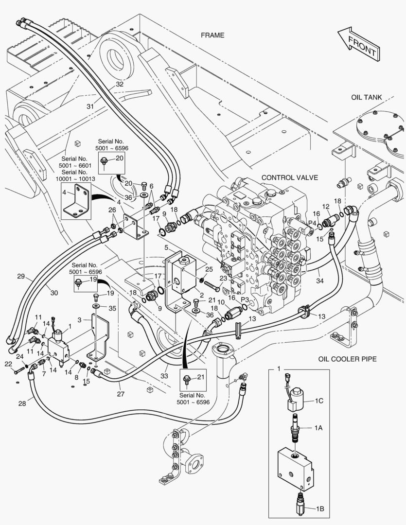 7210 MAIN PIPING - QUICK CLAMP & TWO PUMP